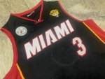 Maillot de Basket #3 Wade Miami Heat 2012-13 authentique Noir